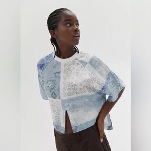UO Kayla Mixed Bandana Top (S)